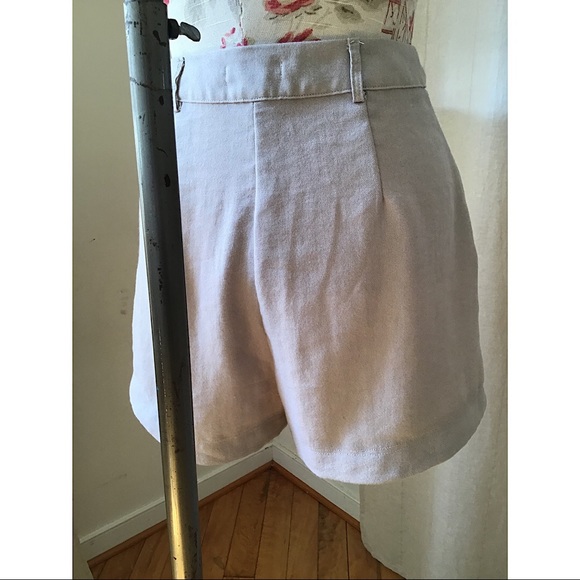 Button Fly High Rise Shorts - Picture 4 of 7